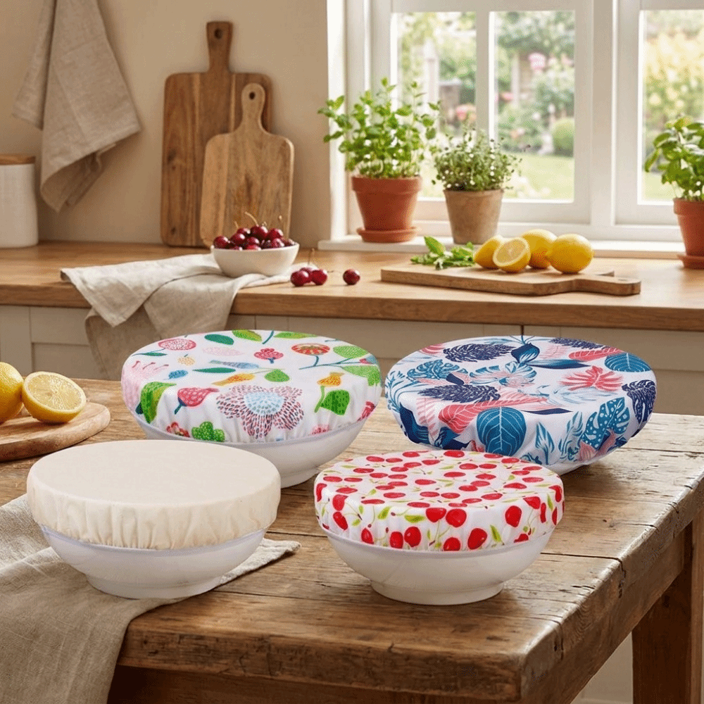 Anti Dust Beeswax Cloth Bowl C - Beeswax Food Cover ulasan dan harga
