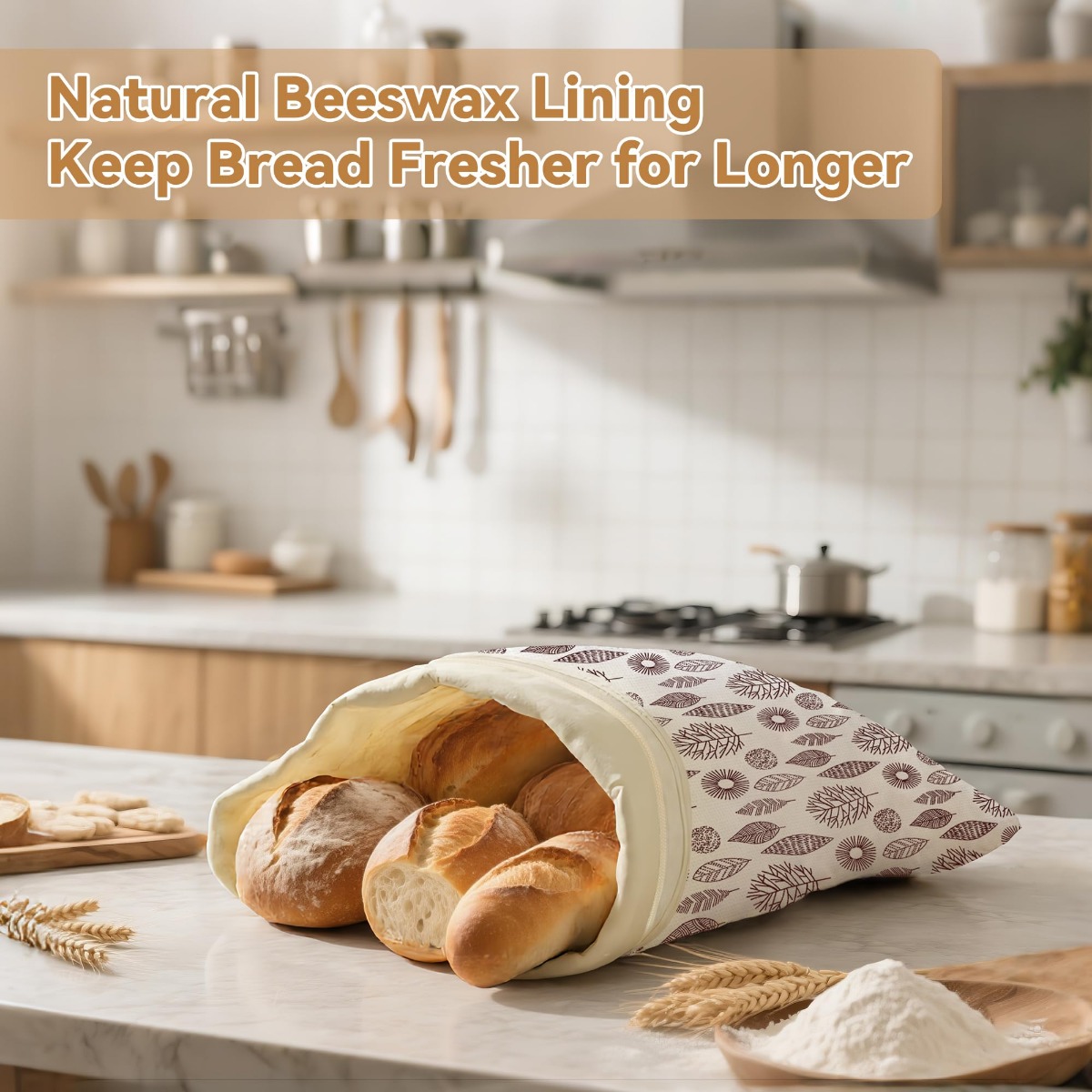 Reusable Beeswax Bread Bags fo - Beeswax Food Cover ulasan dan harga