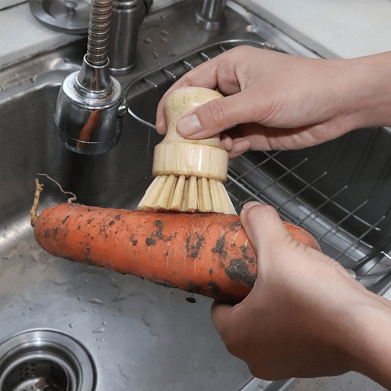 Bamboo Dish Scrub Brush Soap D - Dish Brush Bamboo ulasan dan harga
