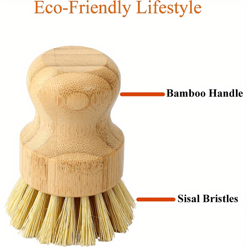 Bamboo Dish Scrub Brush Soap D - Dish Brush Bamboo ulasan dan harga