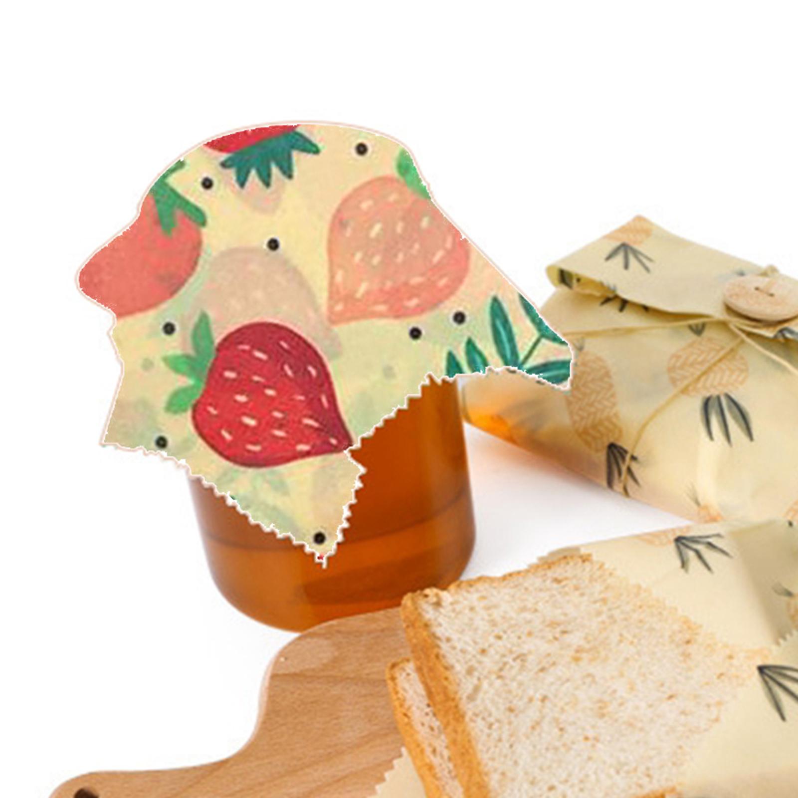 4x Beeswax Food Wraps for Wrap - Beeswax Food Cover ulasan dan harga