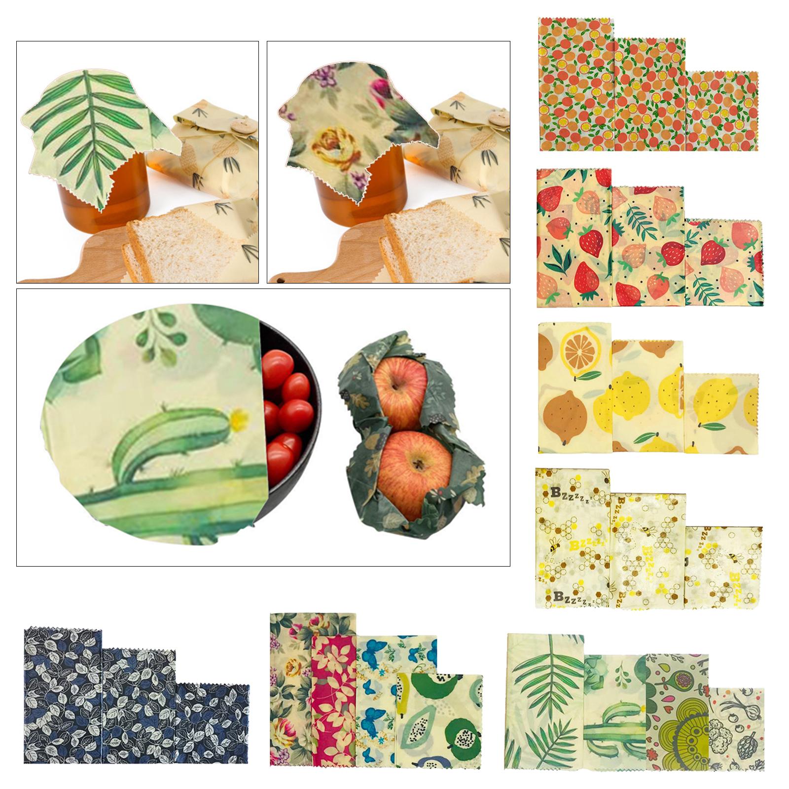 4x Beeswax Food Wraps for Wrap - Beeswax Food Cover ulasan dan harga
