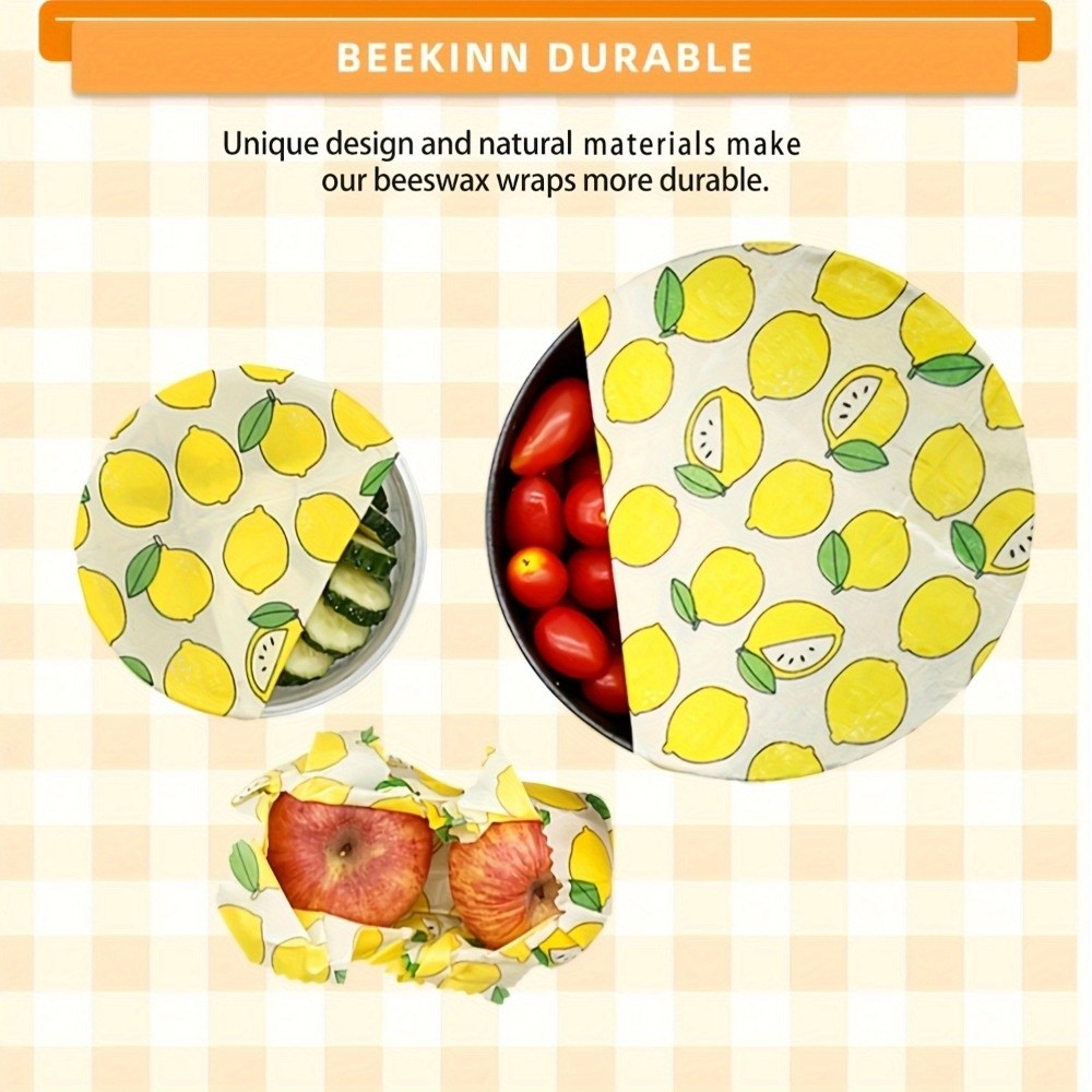 9pcs Multi Size Beeswax Food W - Beeswax Food Cover ulasan dan harga