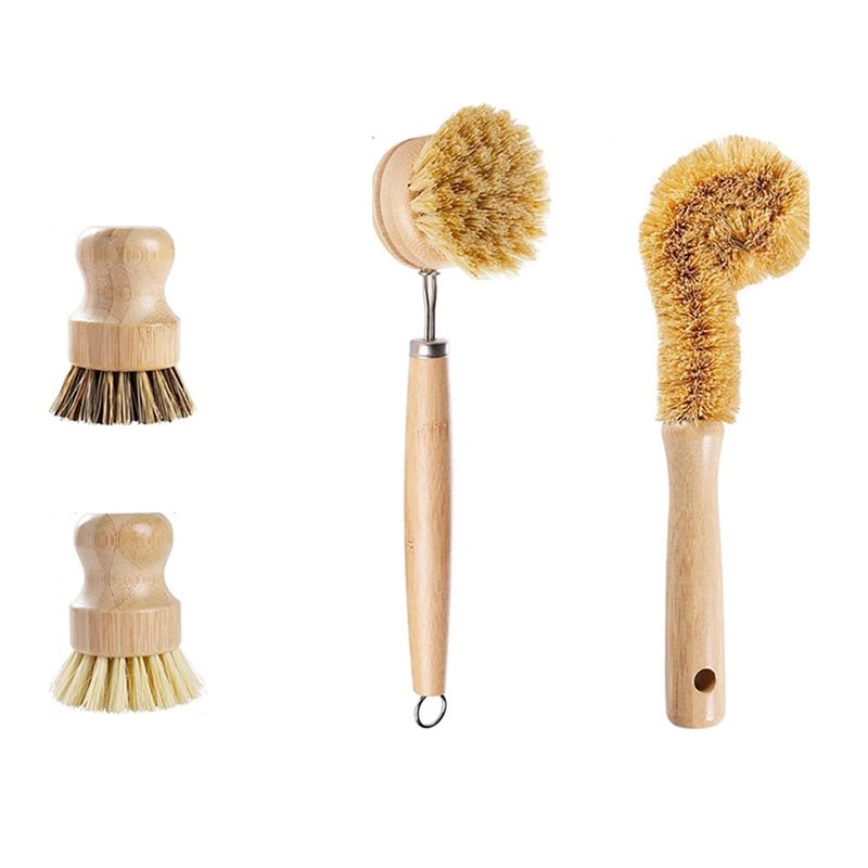 ABNL Ergonomic Wooden Handles  - Dish Brush Bamboo ulasan dan harga