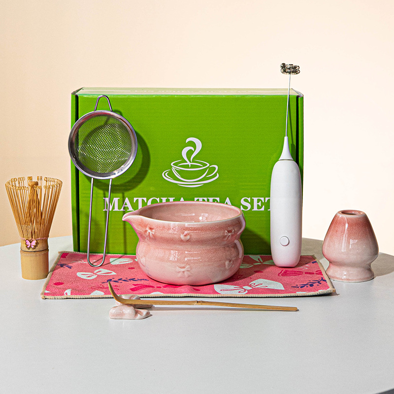 Japanese Matcha Tea Set 8pcs C - Dish Brush Bamboo ulasan dan harga