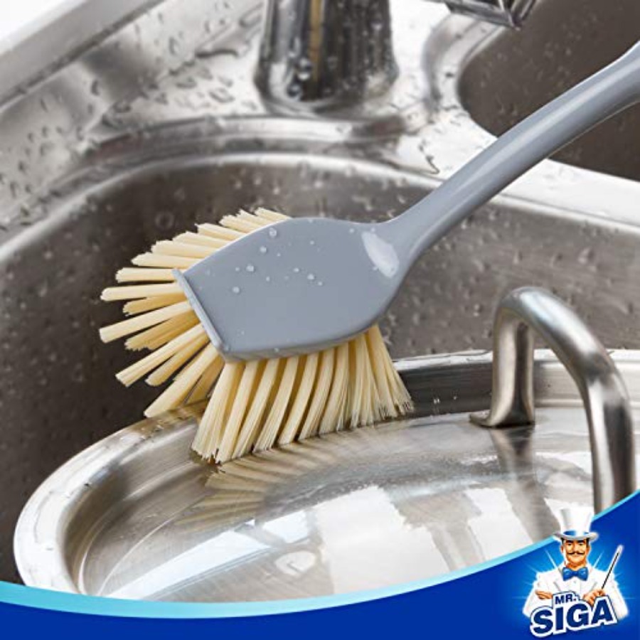 Dish Brush with Bamboo Handle  - Dish Brush Bamboo ulasan dan harga