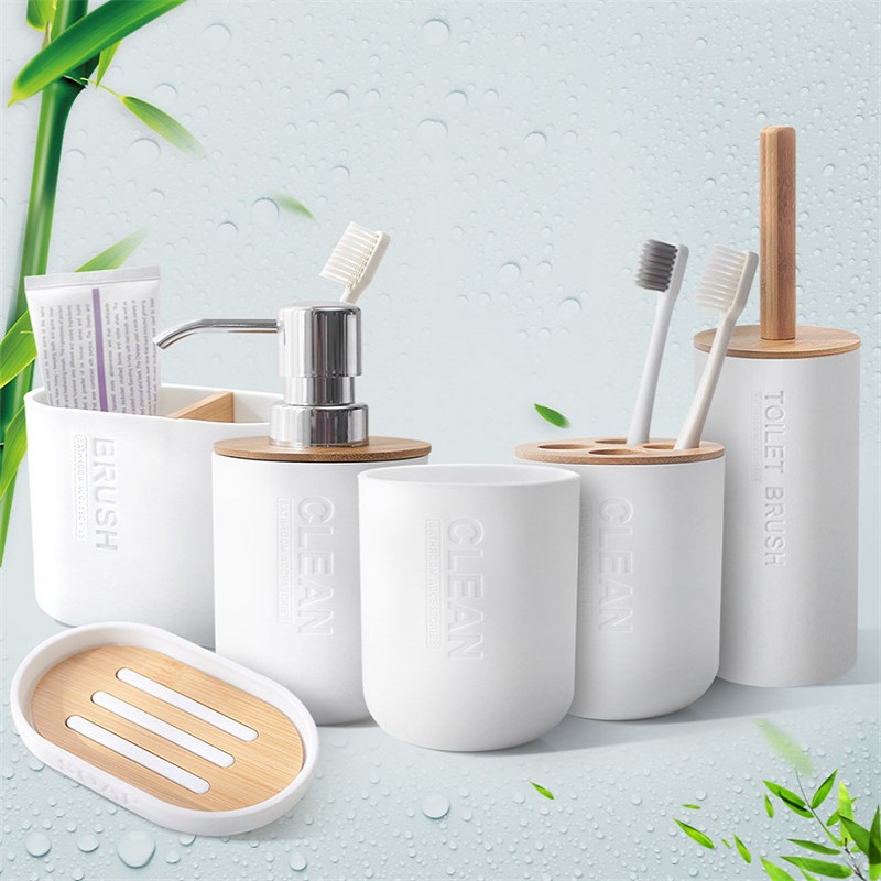 1pc Bathroom Accessories Soap  - Dish Brush Bamboo ulasan dan harga